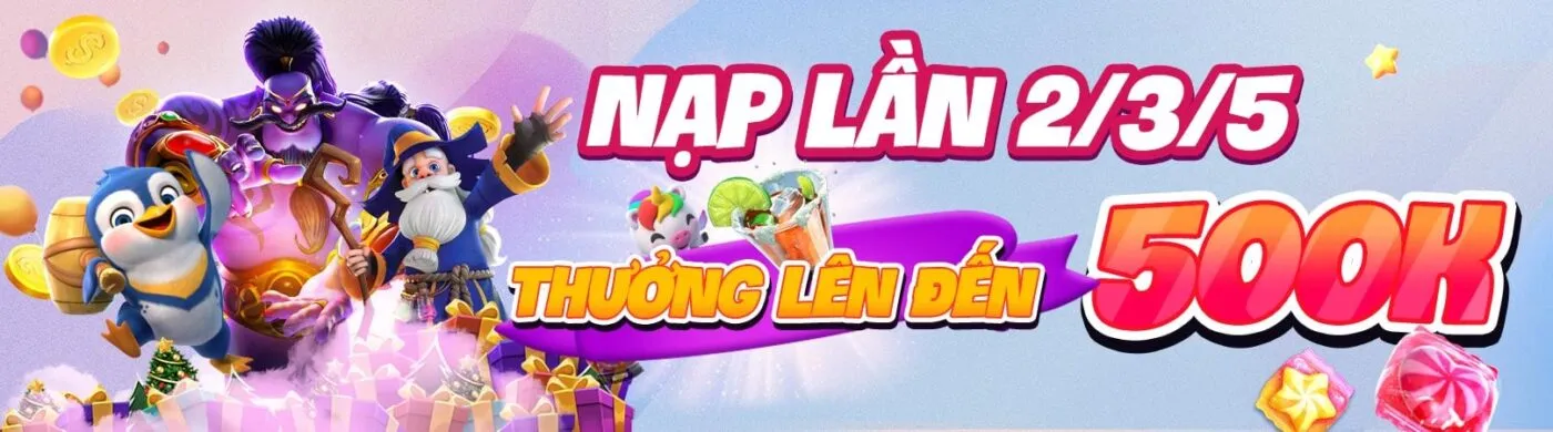 77LOC nạp lần 2 tặng 500k